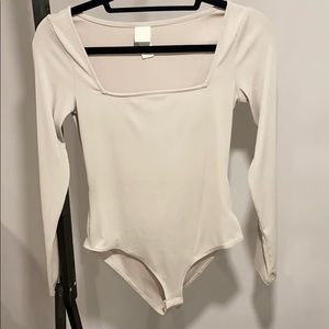 Square neck bodysuit